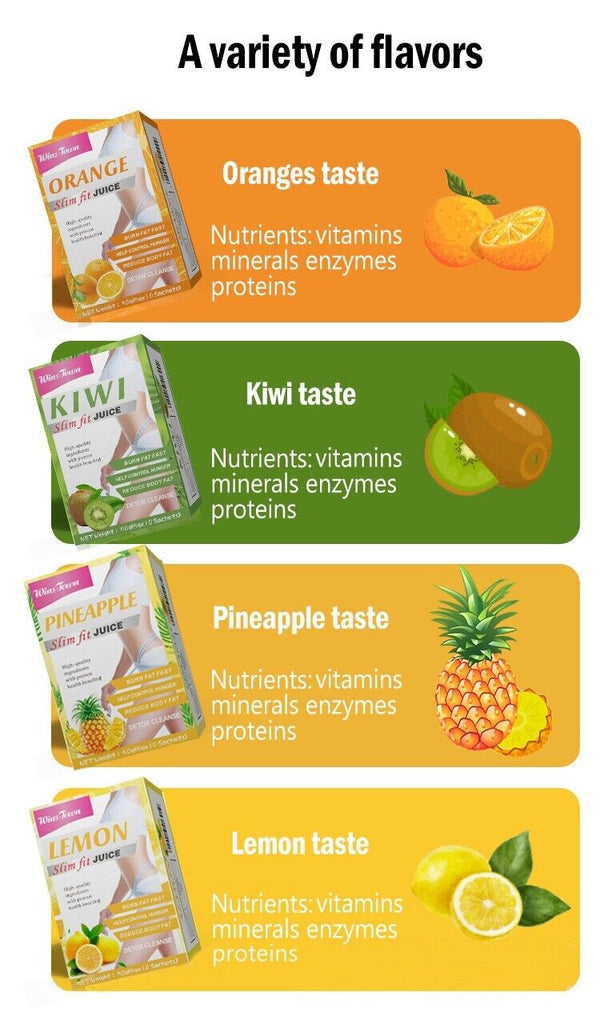 Flat Tummy Fit Lemon Juice Weight Loss Fat Blaster Instant Juice 5g*10 bags
