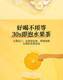 Fruit Tea Blend with Freeze-Dried Fruits Kumquat Snow Pear Hot Orange Tea