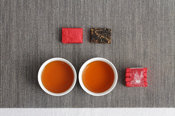 500g Yunnan Fengqing Kung Fu Black Tea Dian Hong Xiao Tuocha Golden Square Brick
