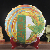 357g Yiwu Phoenix Nest Ancient Tree Pu-erh Green Tea Pu-erh Tea Cake