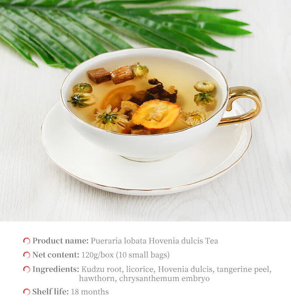 Pueraria Lobata Hovenia Dulcis Tea Healthy Herb Tea Bag 120g