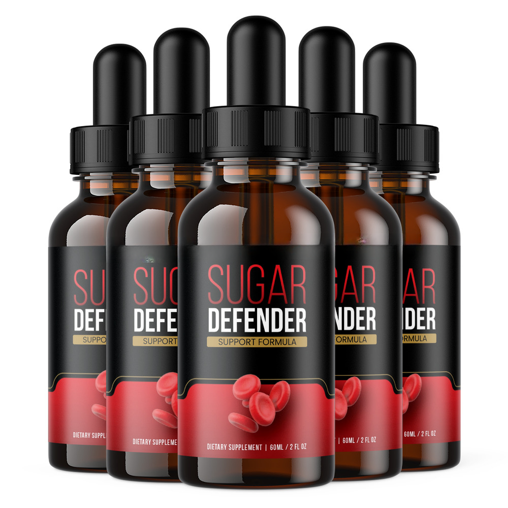 (5 Pack) Sugar Defender Drops – Blood Sugar Support Supplement, 5oz Main image