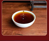 357g Pu'er Tea Brown Mountain Banzhang Ancient Tree Fermented Puer Ripe Tea Cake