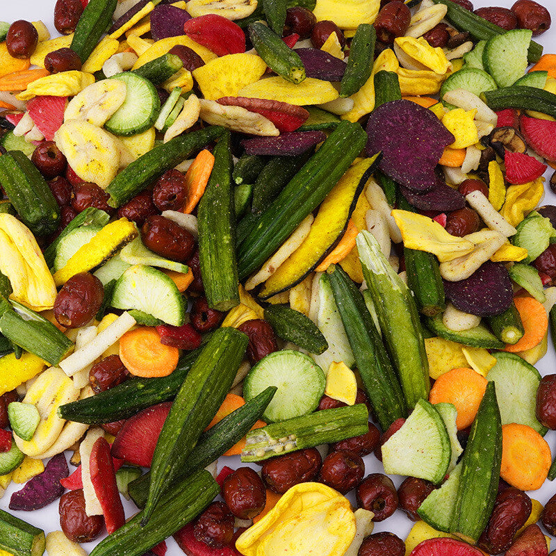 Mixed Dried Fruit and Vegetable Crispy Fruit Vegetable Healthy Vegetarian Snacks