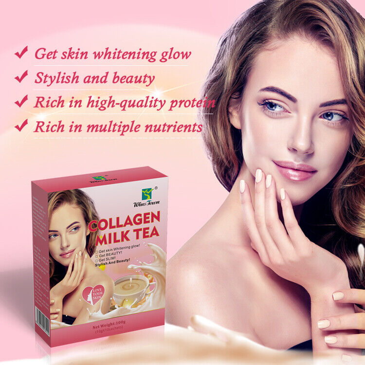 Skin Whiten Milk Tea Natural Herbal Beauty Detox Colleagen Milk Tea Main image