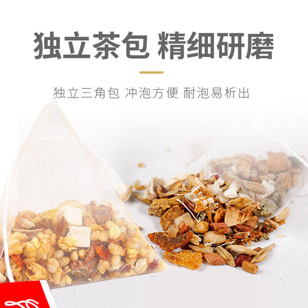 Ficus Hirta Poria Tea Triangle Bags Herbal Blend Coix Seed Buckwheat