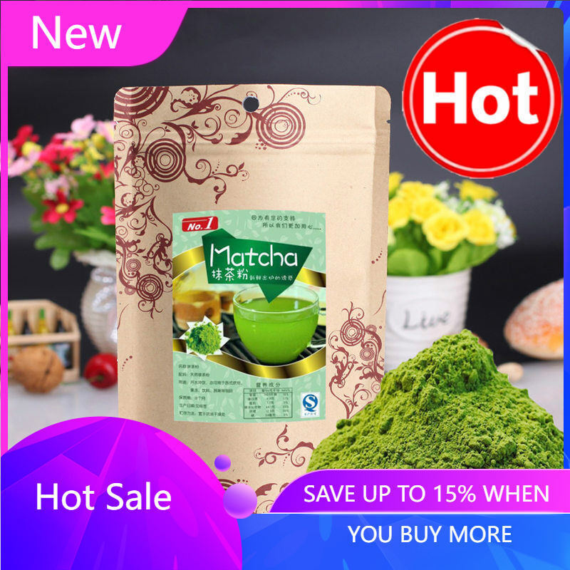 100g Japanese Matcha Natural Organic Green Tea Powder Slimming Tea GREEN FOOD Main image