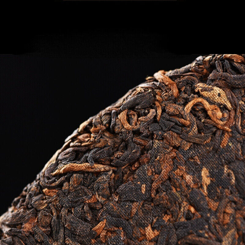 TeaPu-Erh Chinese Puerh Black Tea Ripe Tea Cake Health Care 357g Natural Big Tree