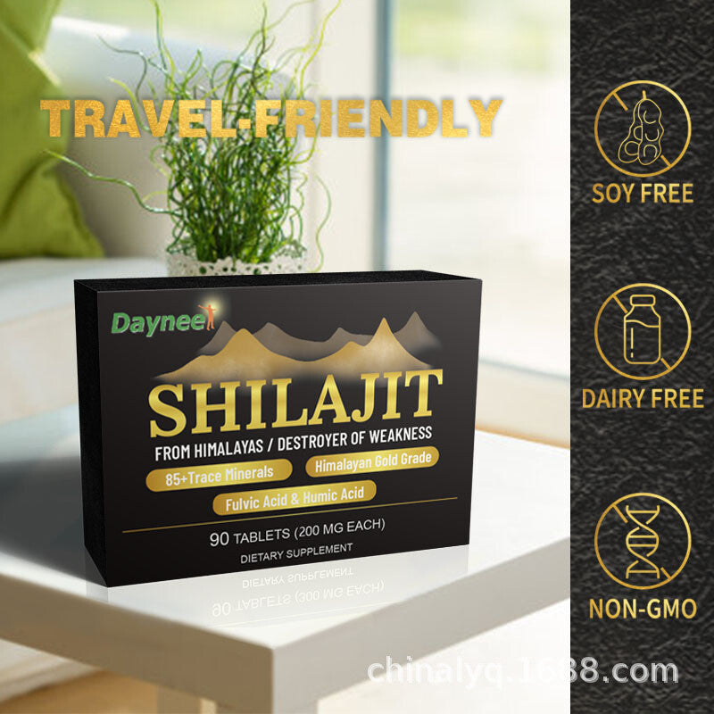 Shilajit Pure Boost Metabolismus Himalaya Extrakt Steroid90caps 200mg Organisch Main image