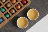 21pcs Yunnan Pu'er Tea Colorful Dragon Pearl Handmade Dragon Pearl Pu'er Raw Tea