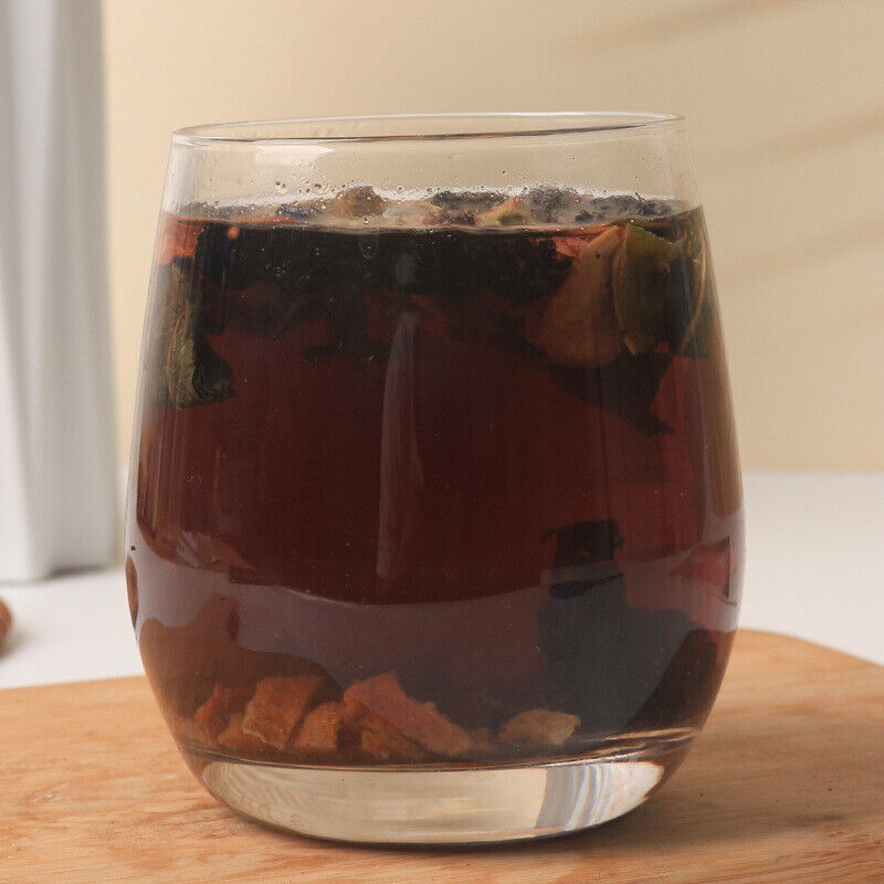 Plum Mulberry and Orange Peel Tea for Summer Cold Brew with Natural Ingredients