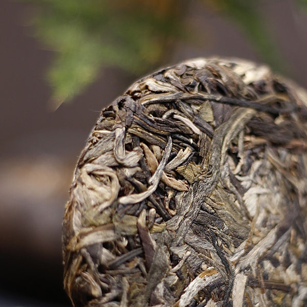 Yibang Mansong Pu-erh Raw Tea Cake Yiwu Seven Seeds Pu-erh Tea Cake 100g/3.52oz