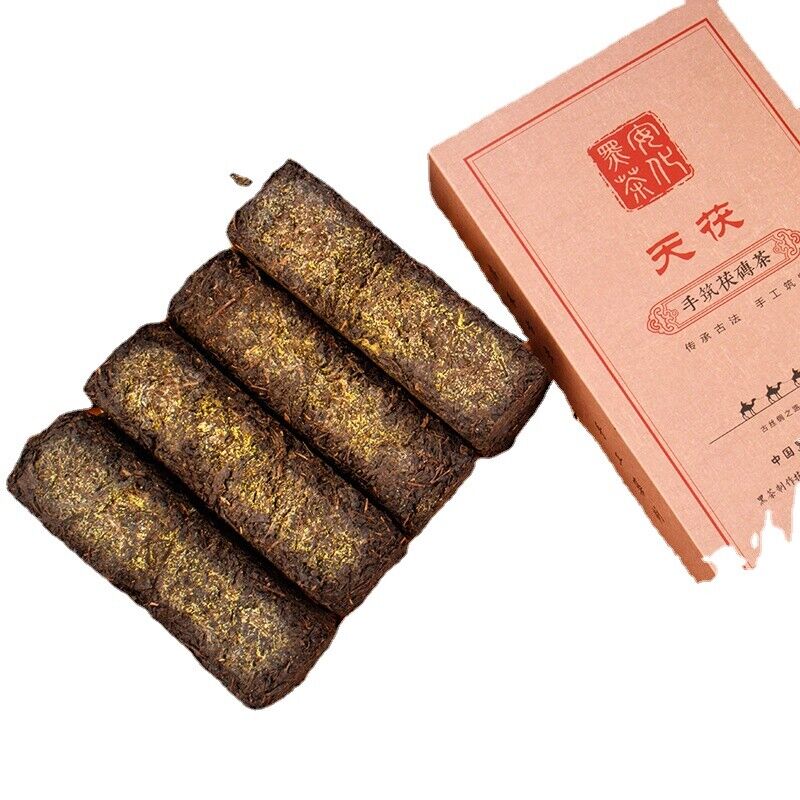 1kg Anhua black tea Jinhua handmade Fu brick tea Tianjian raw material black tea Main image