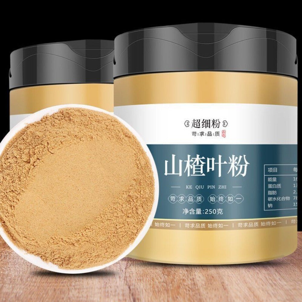 Wild Hawthorn Leaf Powder 250g Natural Herbal Tea for Heart Health