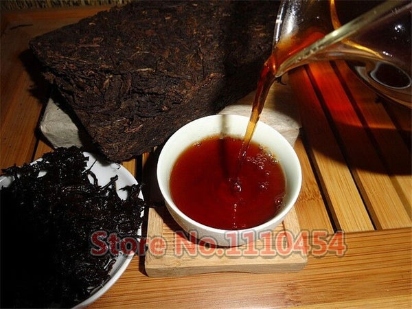 Health Care Old Pu Er Tea  Ripe Yunnan Old Puer Tea Brick 250g Pu-erh Black Tea