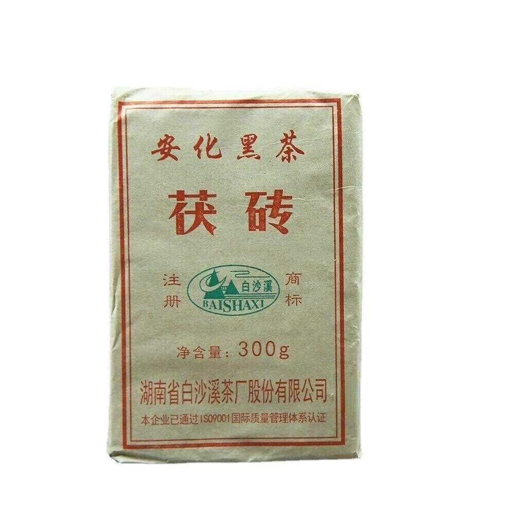 300g Anhua Baishaxi Dark Tea with Golden Flower Dark Tea Fu Brick Collection Main image