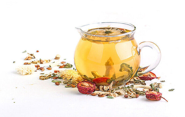 Eight Treasures Bitter Melon Fire Herbal Tea Flower Herb Health Care Bag Tea115g