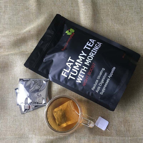 3g*28 bags Herbal Tea All Natural Flat Tummy Tea with Moringa