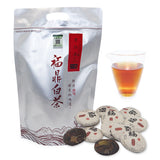 500G Fuding white tea shoumei gold coin white tea round cake 1 capsule 1 bubble