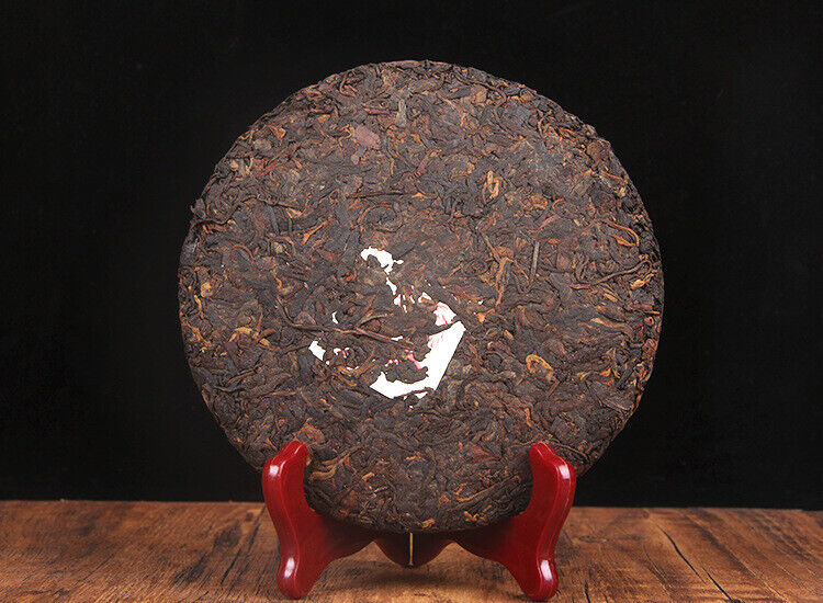 357g Puerh Ripe Tea Cake 普洱茶熟茶 金毫熟茶饼易武正山茶金易武饼茶