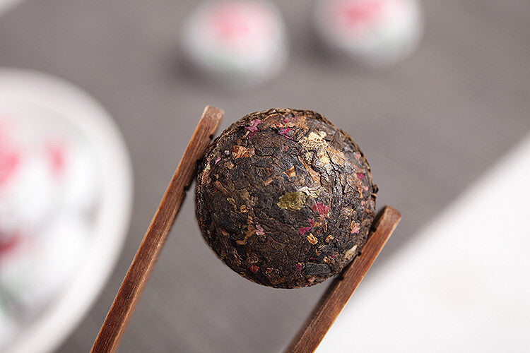 Yunnan Puerh Tea Golden Rose Tuo Tea Puerh Ripe Tea 500g Bulk