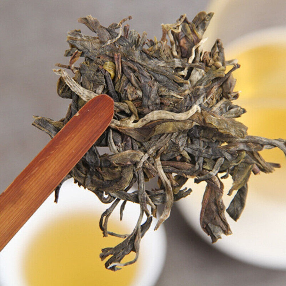 Ancient Tree Puerh Tea Cake 500g Bamboo Packed Green Sheng Gift