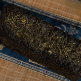 1kg Hunan Anhua Black Tea Aged Tea Hand-built Fu Brick Golden Flower Black Tea