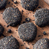 Sesame Coconut Flakes Glutinous Rice Cake Five Black Mochi Balls with