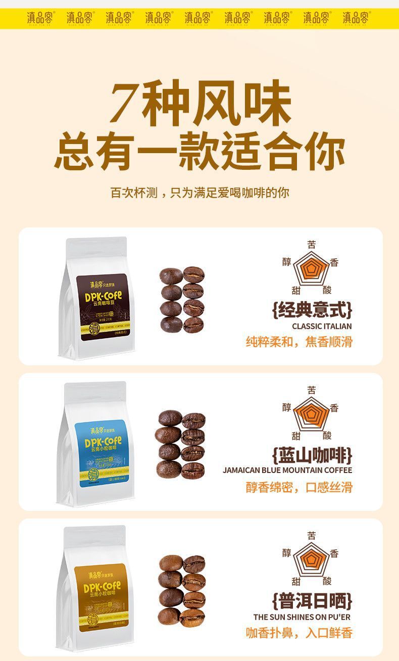 Yunnan Arabica Coffee Beans – Blue Mountain Style, Honey Notes