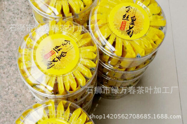 Yellow Chrysanthemum Tea Box of 30 Individual Sachets One cup one flowe