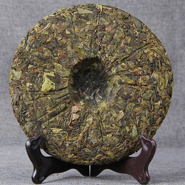 357g Pu'er Raw Tea Wuzhai Golden Leaves Puerh Shengcha Cake Yunnan Pu-erh Tea