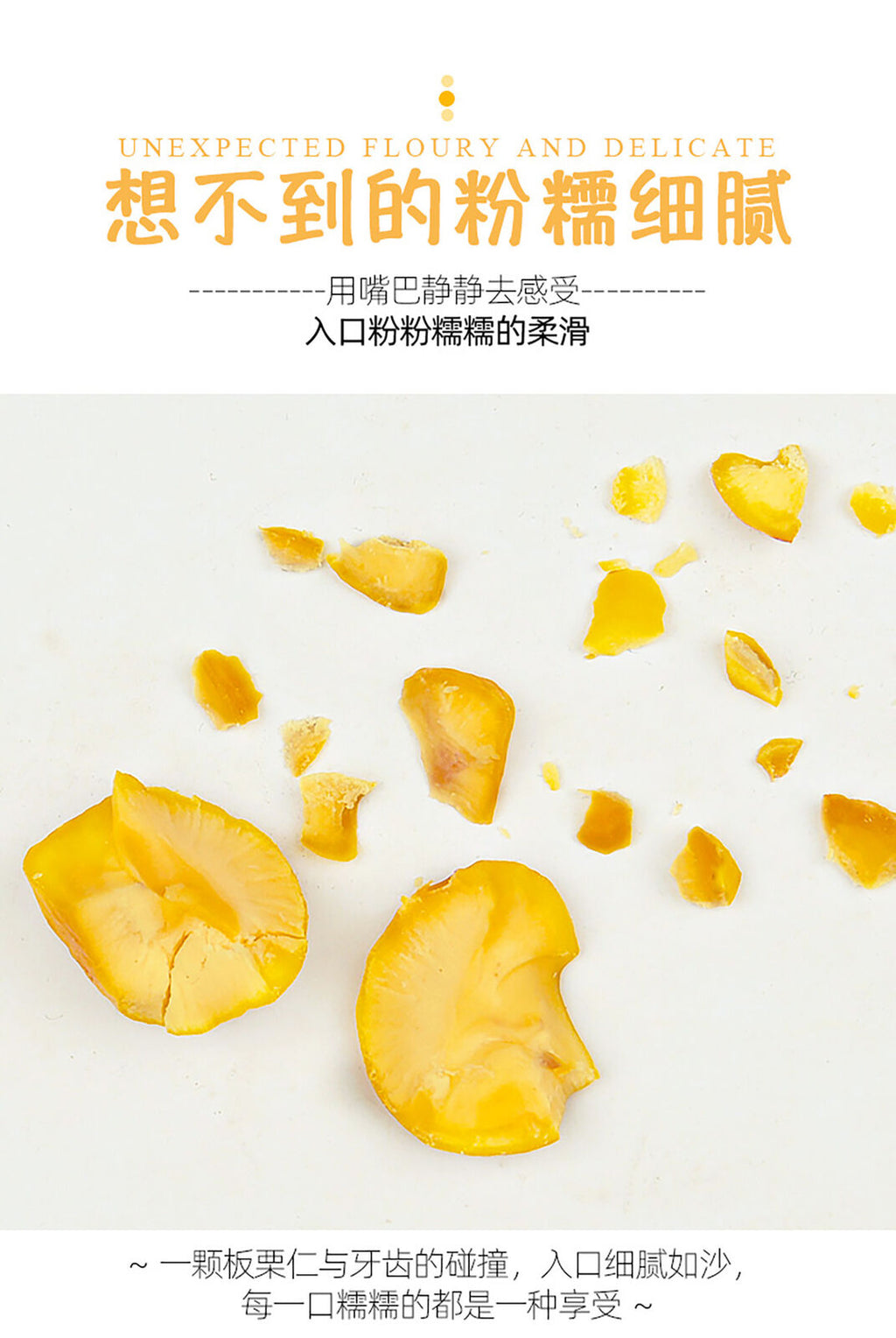 Chestnut Snack Sweet Chestnut Kernels Cooked and Instant Peeled Chestnut Meat