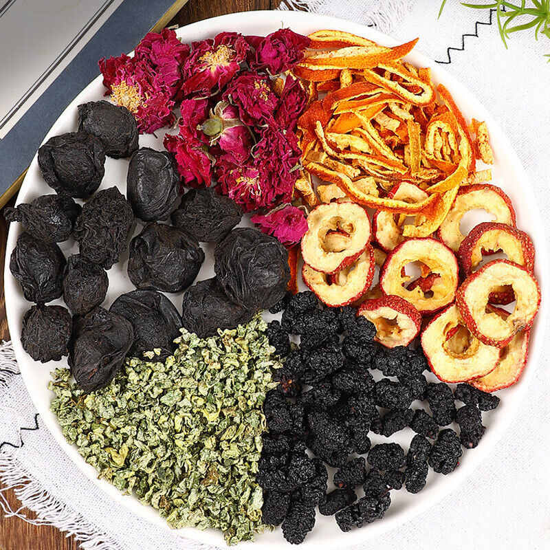 Black Plum Hawthorn Lotus Leaf Tea Summer Cooling Herbal Tea Combo