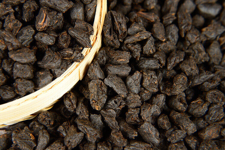 Yunnan Pu'er Tea Glutinous Fragrance Tea Fossilised Cooked Tea 500g loose tea Main image