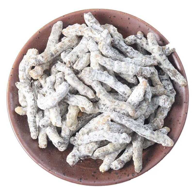 250gBai Jiang Can 白僵蚕, Bombyx Batryticatus, Silkworm Larva, Bombyx Mori 僵蚕天虫僵虫 Main image