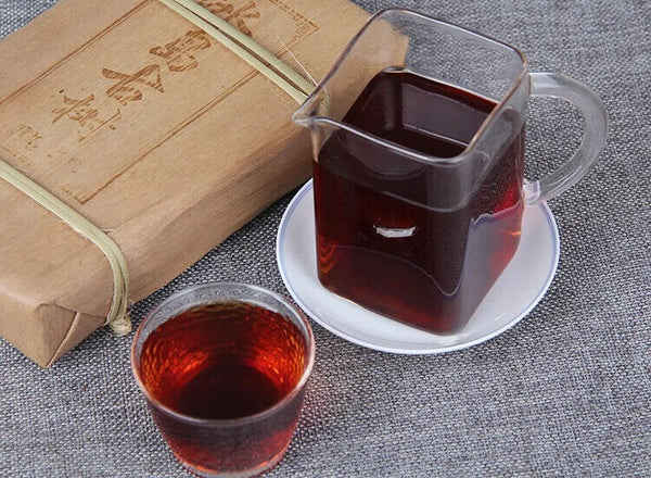 Pu'er Ancient Tree Camphor Fragrance Pu'er Tea Brick 500g Ripe Tea Yunnan Tea