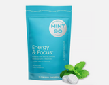 Energy Caffeine GUM (90Pieces) - Sugar Free with L-theanine + Caffeine