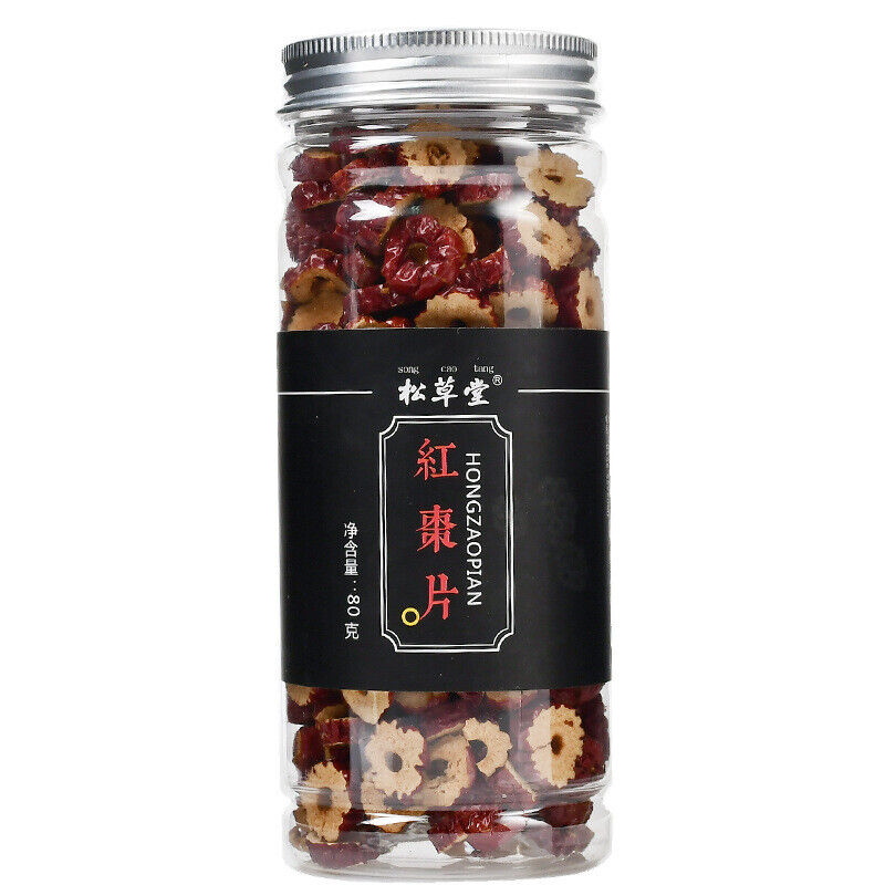 Red Jujube Slices for Brewing Tea Natural and Flavorful 80g*2