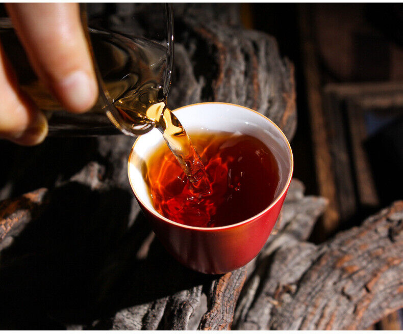Brown Mountain Ripe Brick Puerh Ripe Tea Brown Mountain Tribute Tea 250g/8.8oz