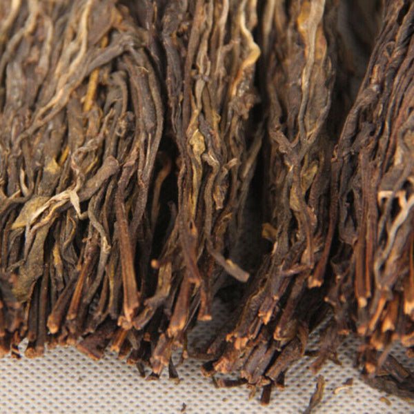 Natural Yunnan Puerh Raw Tea Top-Grade Big Leaf Fermented Bazi Bulk Pu-Erh Tea