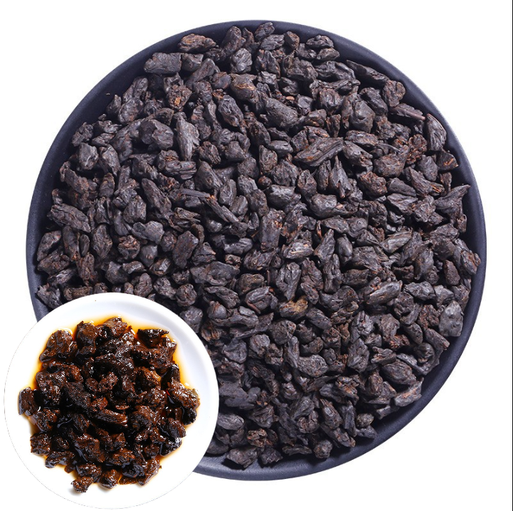 Fossil Glutinous Tea Fossil 500g Sweet and Glutinous Smooth Menghai Ripe Tea