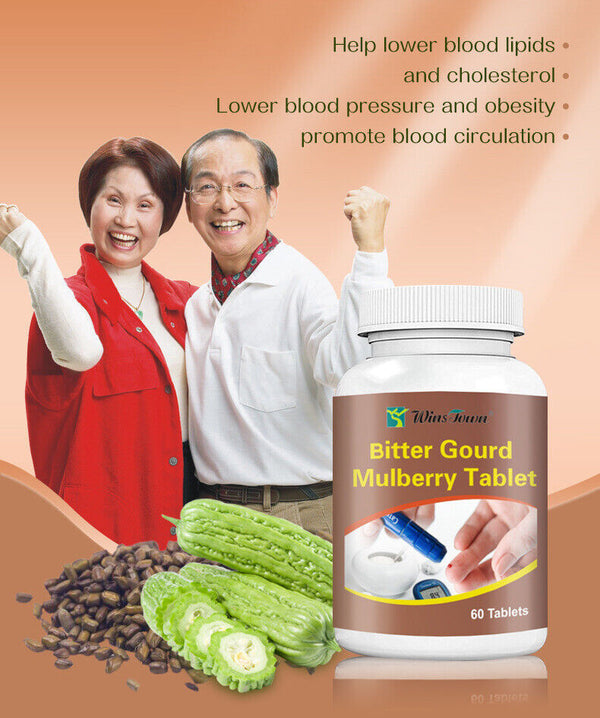 Bitter Gourd Mulberry Tablet Diabetic Glucose Support Supplement Blood Sugar