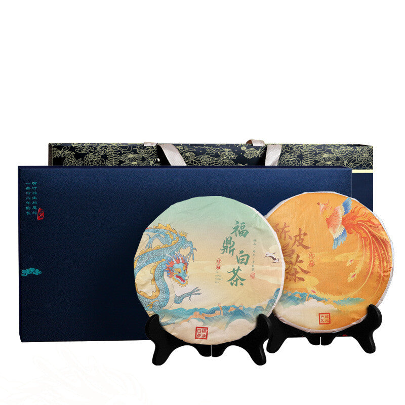 High-grade Double-cake Fuding White Tea Cake Chenpi White Tea Cake Tea Gift Box Main image