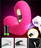 Hot Sex Toy For women magic AV Massage Wand Suction Vibrator with Licking tongue