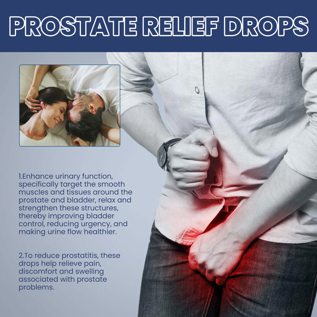 Relieve Men's Prostate Discomfort Strength & Vitality Body Care Drops 30ml