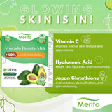 Reine Avocado Milch Grüner Saft Pulver Instant Solid Drink 10 g*10 Beutel