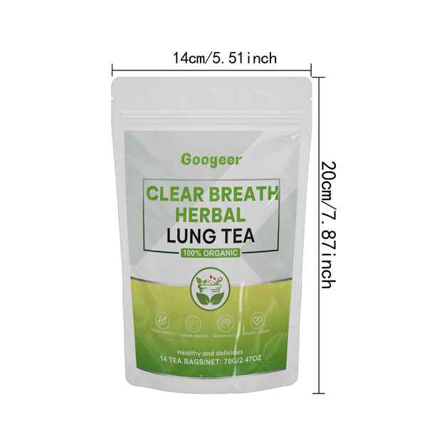 100% Organic Natural Respiratory Support Googeer Breath Herbal Lung Tea
