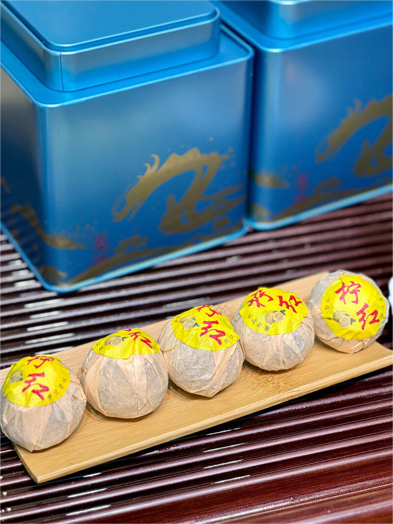 Lemon Red Tea Dian Hong Tea Small Lemon Red Fruit Flavoured Tin 500g