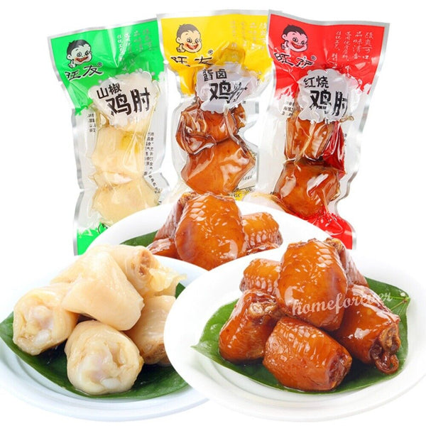 Wangyou Spicy Chicken Feet 500g Chinese Snack 4 Flavors