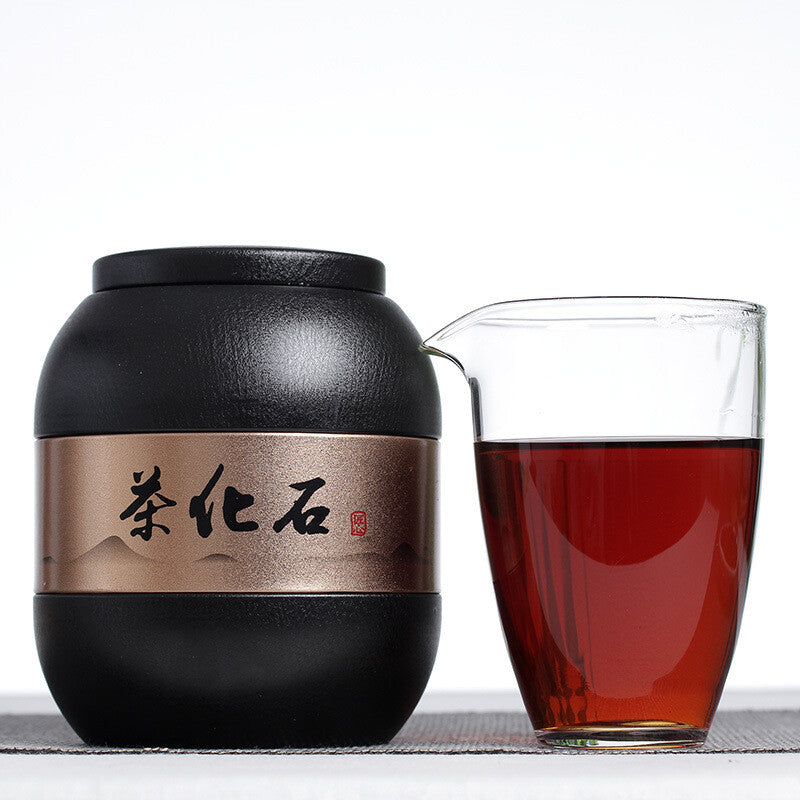 Yunnan Puerh Tea 2009 Menghai Strong Sticky Fragrant Tea Fossil 500g/Can